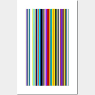 Colorful Vertical Stripes Posters and Art